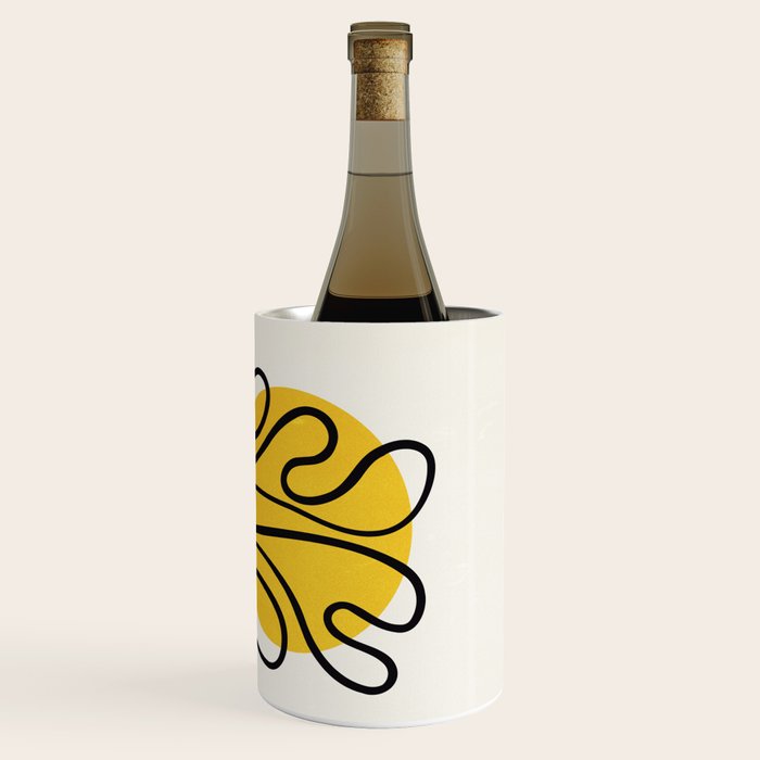 Sun Leaf: Matisse Edition | Mid Century Series Wine Chiller Gallery Image 3