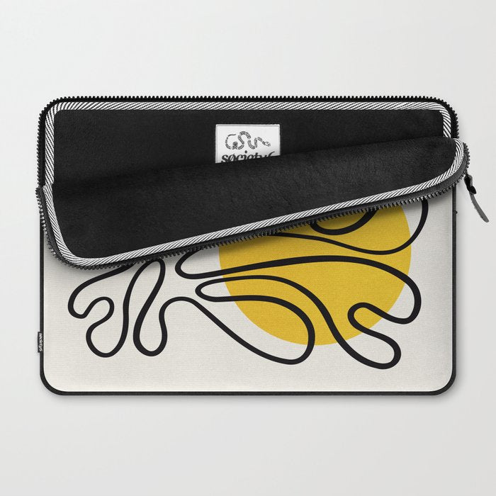 Sun Leaf: Matisse Edition | Mid Century Series Laptop Sleeve Gallery Image 2