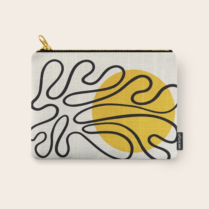 Sun Leaf: Matisse Edition | Mid Century Series Carry All Pouch Gallery Image 1