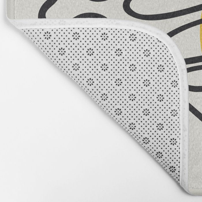 Sun Leaf: Matisse Edition | Mid Century Series Bath Mat Gallery Image 2