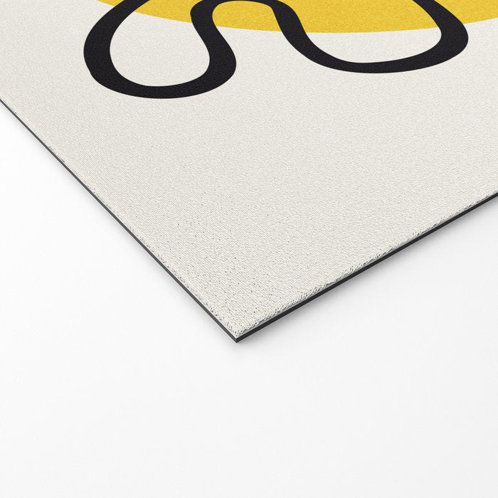 Sun Leaf: Matisse Edition | Mid Century Series Welcome Mat Gallery Image 2