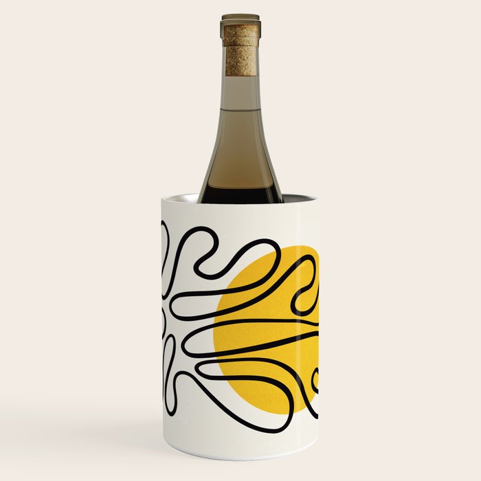Sun Leaf: Matisse Edition | Mid Century Series Wine Chiller Gallery Image 1