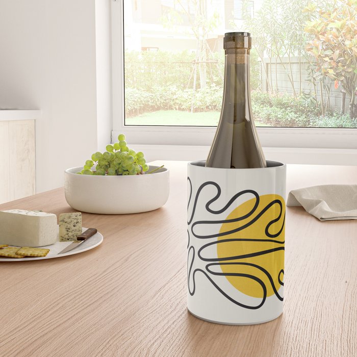 Sun Leaf: Matisse Edition | Mid Century Series Wine Chiller Gallery Image 4