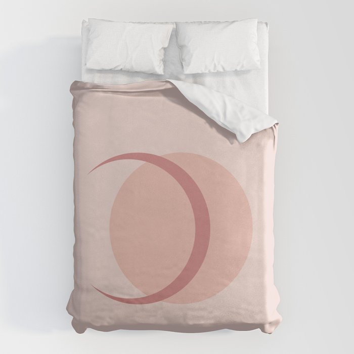 Full / Crescent Abstract Moon VIII Duvet Cover Gallery Image 6