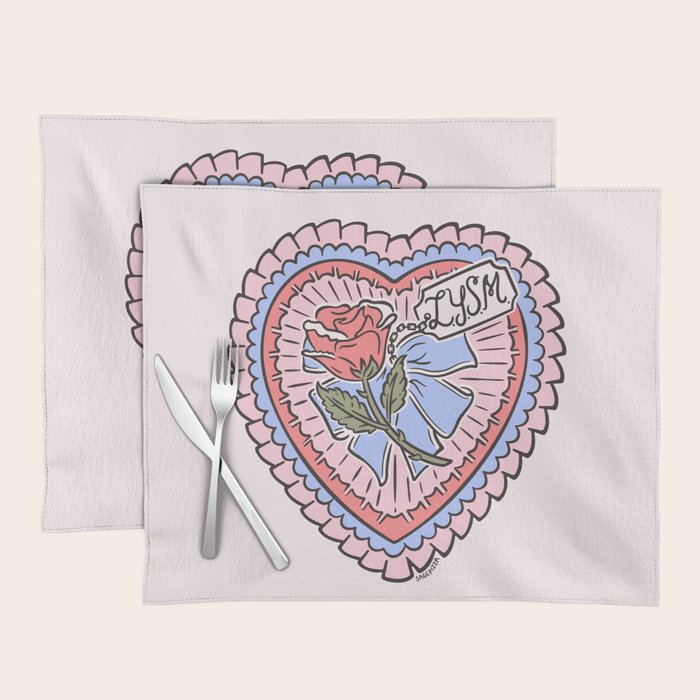 LOVE YOU SO MUCH Placemat Gallery Image 1