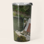 Aerial view of soccer field in Mexico City Travel Mug Gallery Image 2