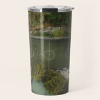Aerial view of soccer field in Mexico City Travel Mug Gallery Image 1