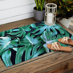 Monstera leaves Outdoor Rug Gallery Image 2