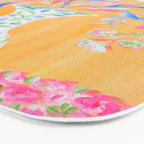 yellow vase flower  Bath Mat Gallery Image 3