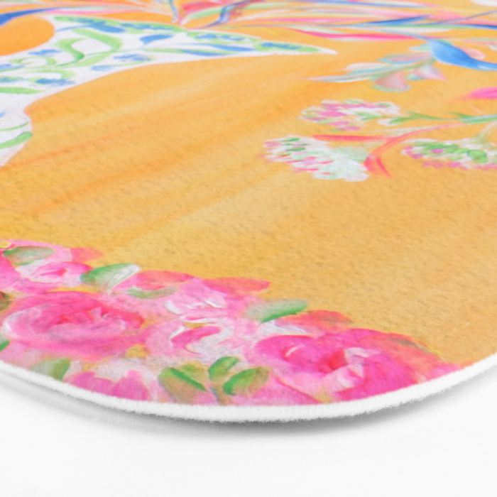 yellow vase flower  Bath Mat Gallery Image 3