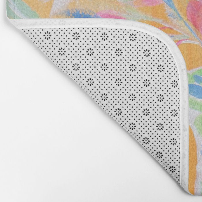 yellow vase flower  Bath Mat Gallery Image 2
