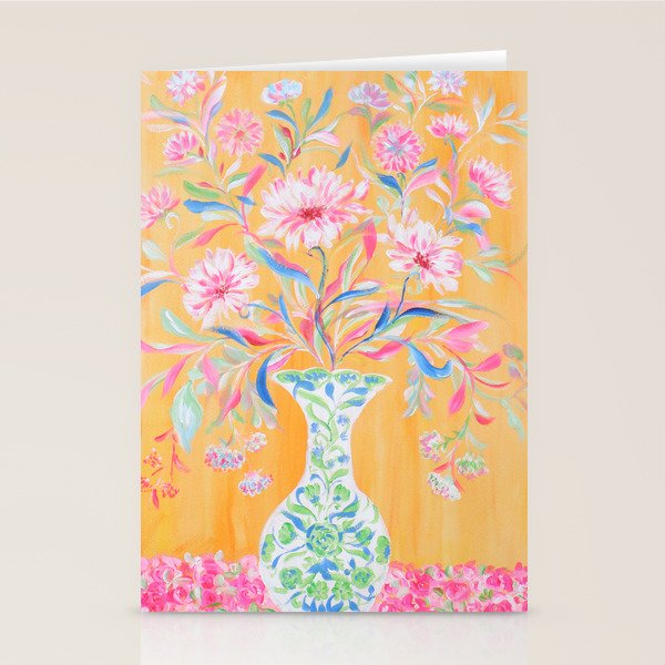 yellow vase flower  Stationery Card Gallery Image 2