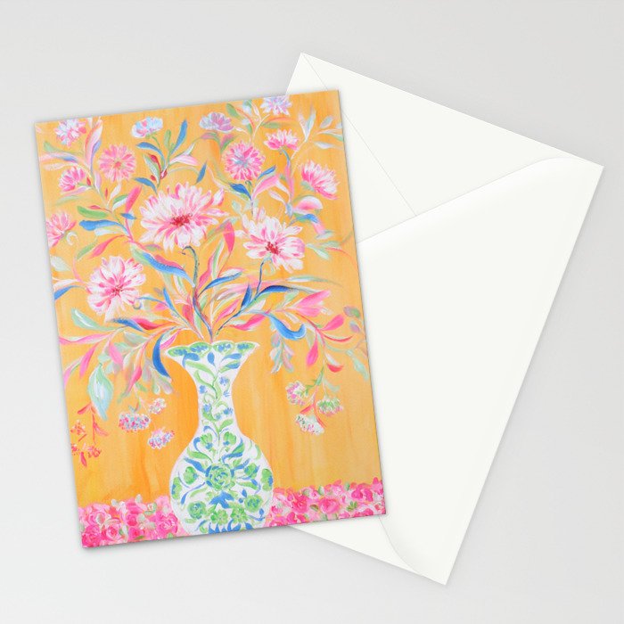 yellow vase flower  Stationery Card Gallery Image 2