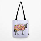 FLORAL ZEBRA Tote Bag Gallery Image 2