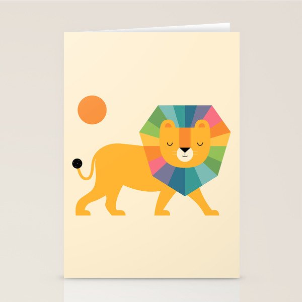 Lion Shine Stationery Card Gallery Image 2