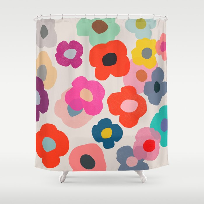 poppy 1 Shower Curtain Gallery Image 1