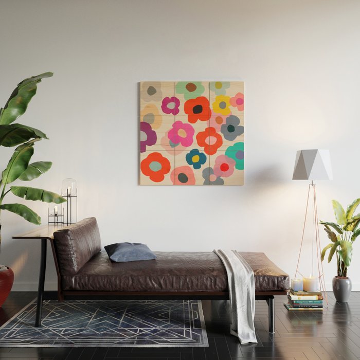 poppy 1 Wood Wall Art Gallery Image 2