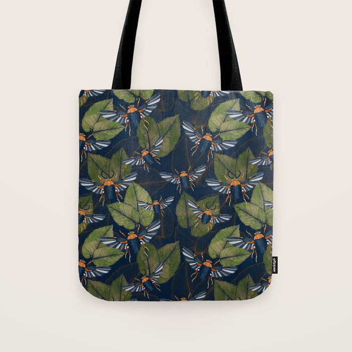 Autumn Scarab Tote Bag Gallery Image 1