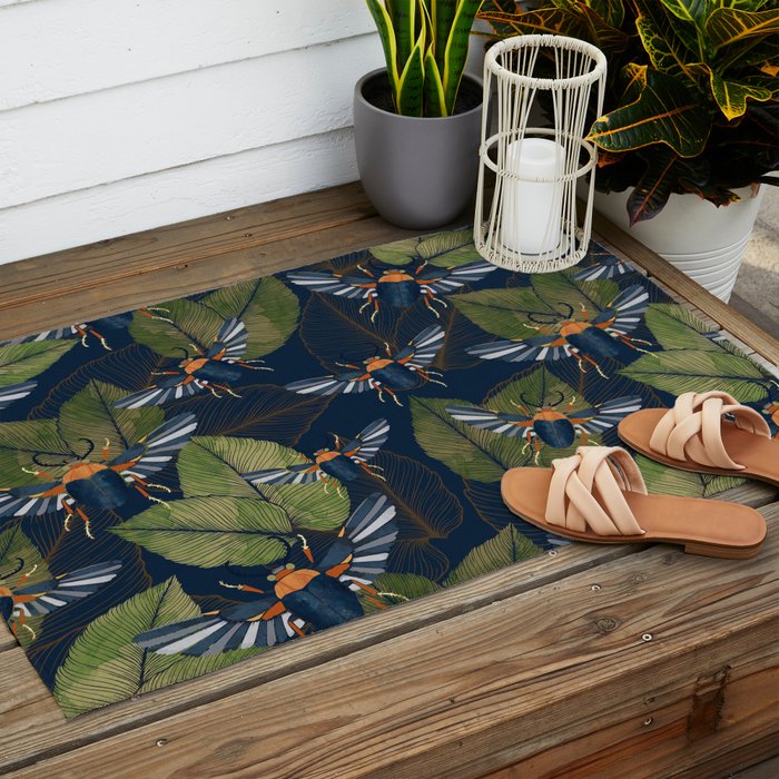 Autumn Scarab Outdoor Rug Gallery Image 2