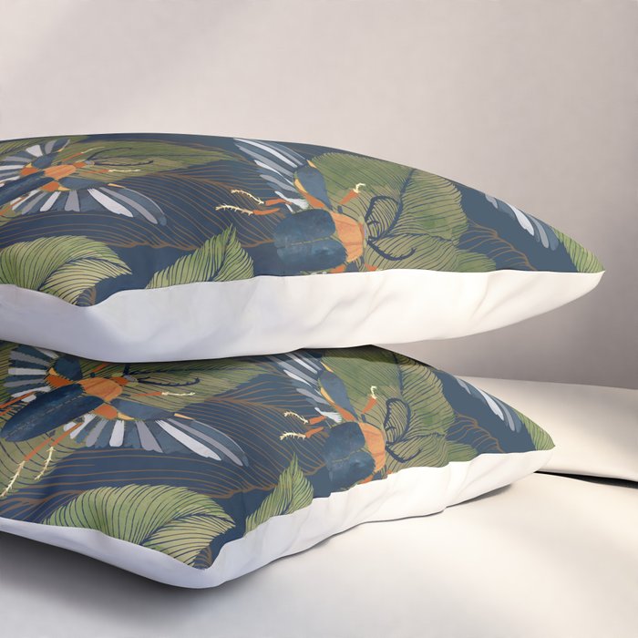 Autumn Scarab Pillow Sham Gallery Image 3