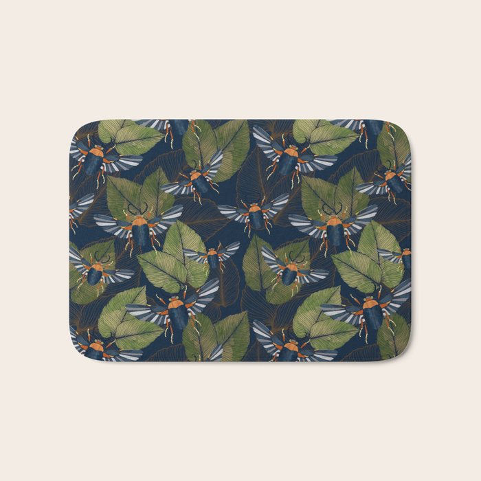 Autumn Scarab Bath Mat Gallery Image 1