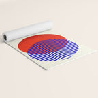 Graphic abstract circles Yoga Mat Gallery Image 2