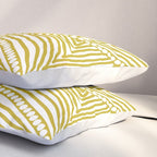 Authentic Aboriginal Art - The Fields (Mustard2) Pillow Sham Gallery Image 3