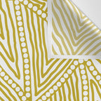 Authentic Aboriginal Art - The Fields (Mustard2) Wall Tapestry Gallery Image 3