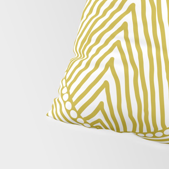 Authentic Aboriginal Art - The Fields (Mustard2) Pillow Sham Gallery Image 4