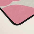 Soft Pink Flowers Desk Mat Gallery Image 4