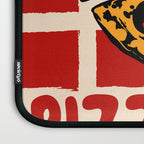 Pizza Time Retro Illustration Laptop Sleeve Gallery Image 3