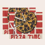 Pizza Time Retro Illustration Placemat Gallery Image 1