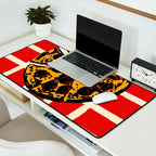 Pizza Time Retro Illustration Desk Mat Gallery Image 2