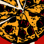 Pizza Time Retro Illustration Coffee Mug Gallery Image 2