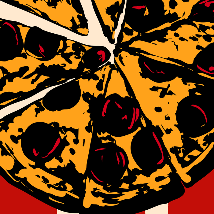 Pizza Time Retro Illustration Coffee Mug Gallery Image 2