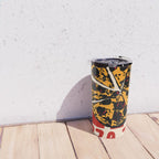 Pizza Time Retro Illustration Travel Mug Gallery Image 4