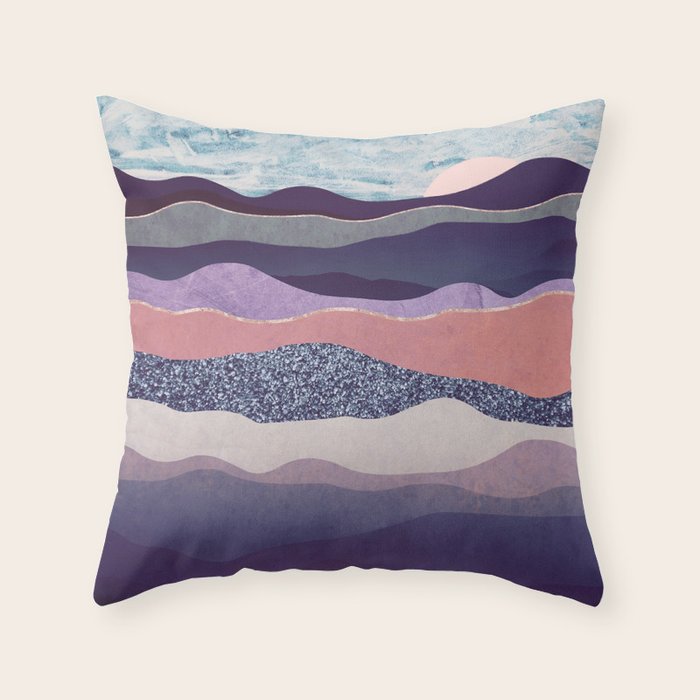 Winter Mountains Throw Pillow Gallery Image 6