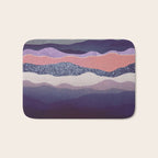 Winter Mountains Bath Mat Gallery Image 1