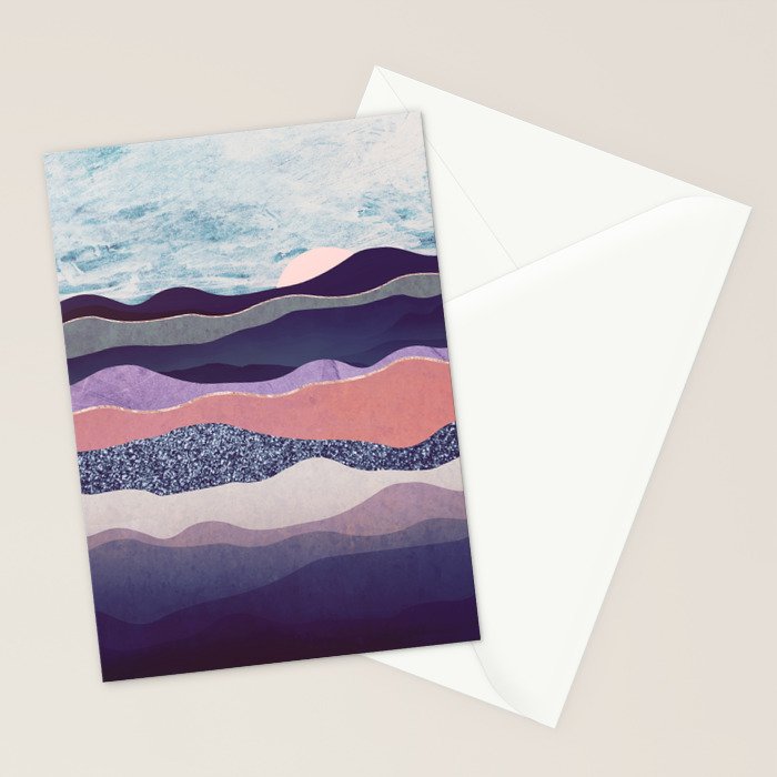 Winter Mountains Stationery Card Gallery Image 2