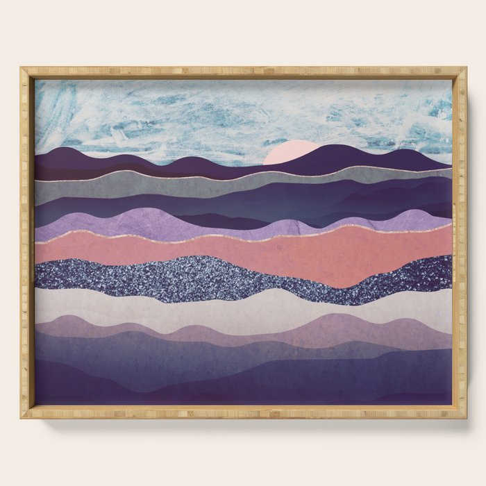 Winter Mountains Serving Tray Gallery Image 1
