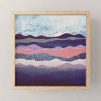 Winter Mountains Mini Art Print Gallery Image 1