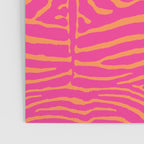 Zebra Pattern | Zebra Stripes | Zebra Pink and Orange Stripes 744 Poster Gallery Image 3