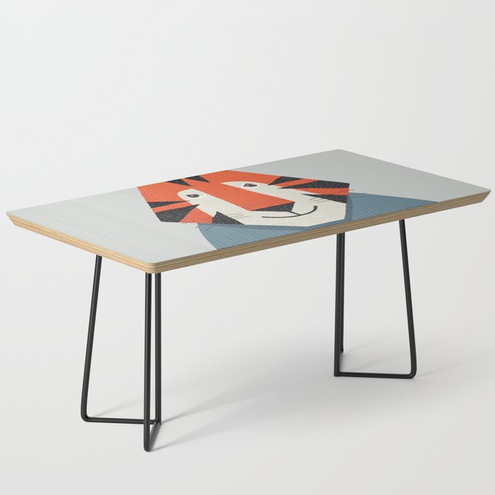 Whimsy Tiger, Animal Portrait Coffee Table Gallery Image 1