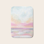 Peace, Love & Joy - Tropical Ocean Seascape Bath Mat Gallery Image 1