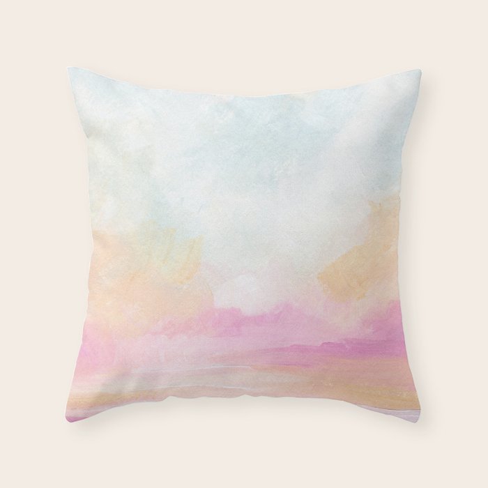 Peace, Love & Joy - Tropical Ocean Seascape Throw Pillow Gallery Image 6