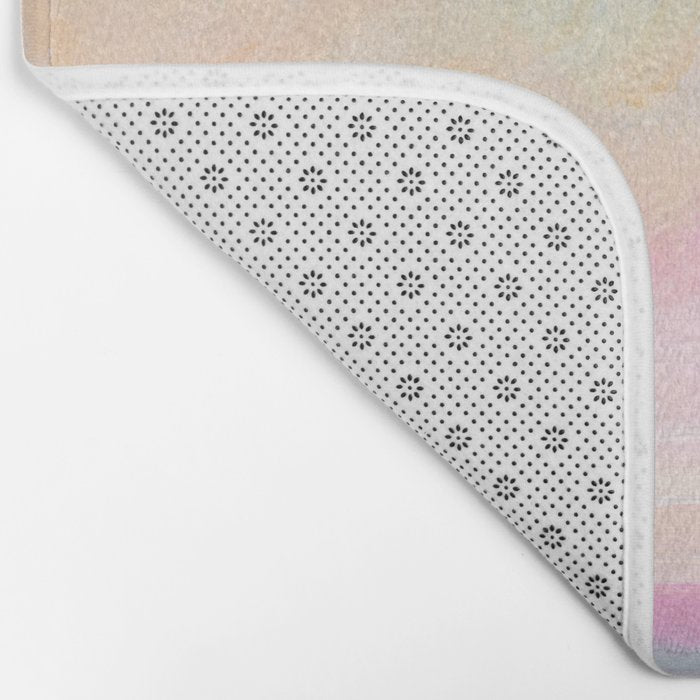 Peace, Love & Joy - Tropical Ocean Seascape Bath Mat Gallery Image 2