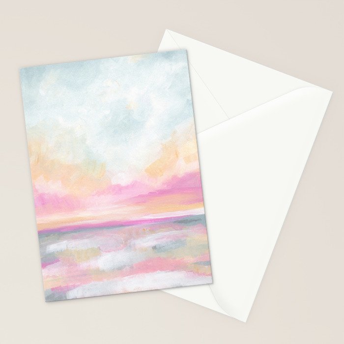 Peace, Love & Joy - Tropical Ocean Seascape Stationery Card Gallery Image 2