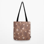 Coffee Leaves and Berries - Mocha Mousse Tote Bag Gallery Image 2