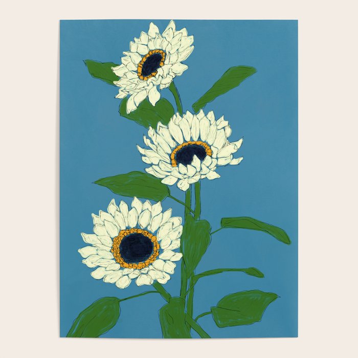 Sunflower Blue Sami Poster Gallery Image 4