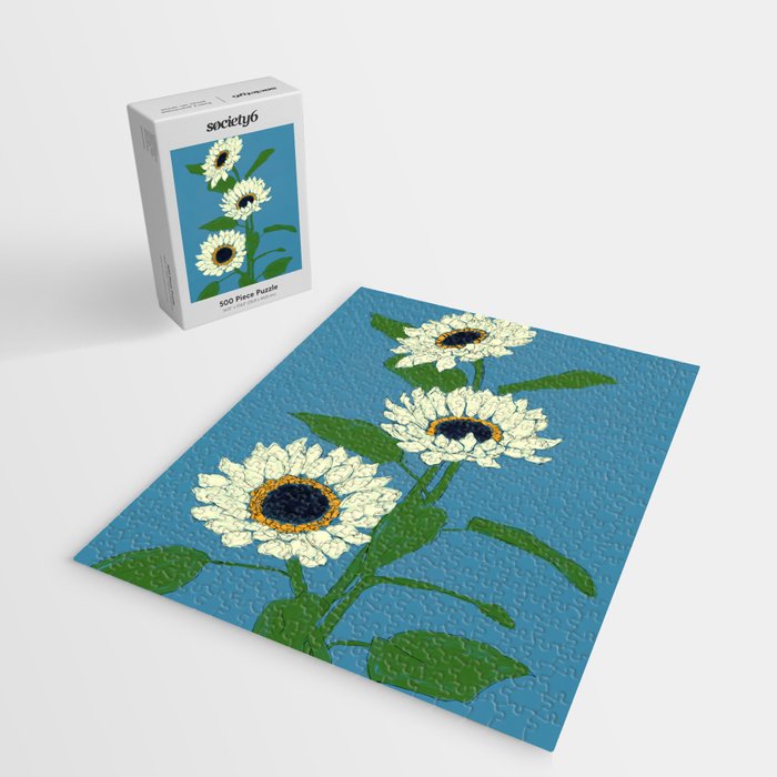 Sunflower Blue Sami Jigsaw Puzzle Gallery Image 2